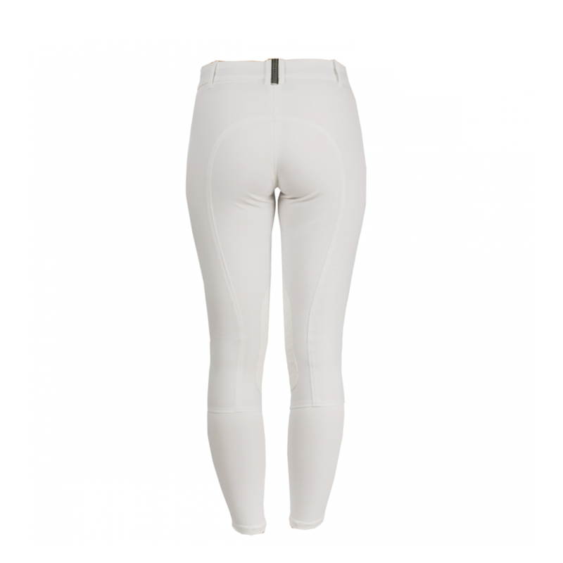 Horseware AA Letta Ladies Self Seat Breeches - White-1